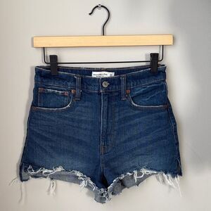 Abercrombie & Fitch The Cutoff Short High Rise Denim